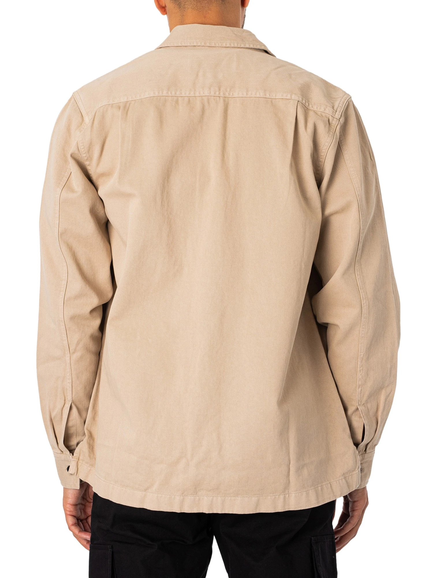 Calvin Klein Jeans Utility Overshirt - Plaza Taupe 3 Calvin Klein Jeans Utility Overshirt - Plaza Taupe - Image 3