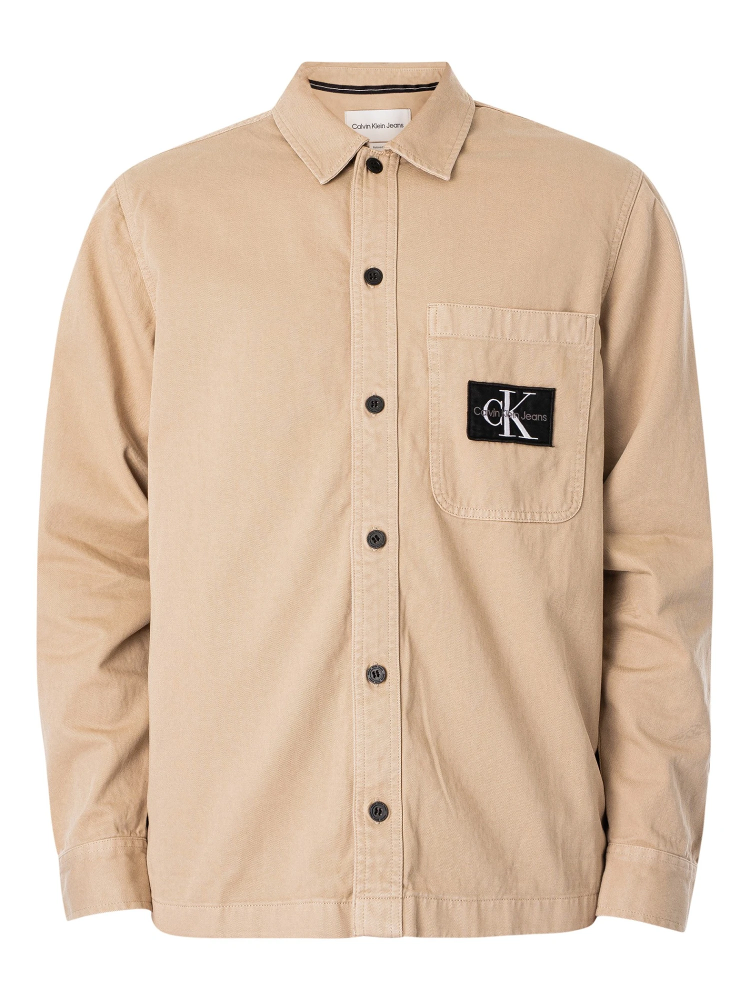 Calvin Klein Jeans Utility Overshirt - Plaza Taupe 6 Calvin Klein Jeans Utility Overshirt - Plaza Taupe - Image 6