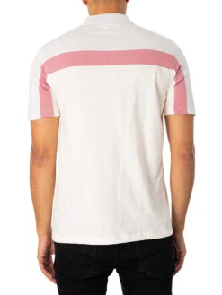 Fila Kaiser Vintage Polo Shirt - Egret/Nimbus Cloud/Foxglove -Standout Fashion Shop 49270c