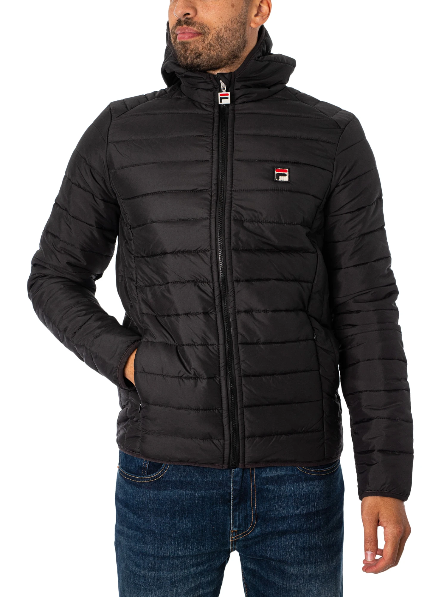 Fila Pavo Quilted Jacket - Black 2 Fila Pavo Quilted Jacket - Black - Image 2
