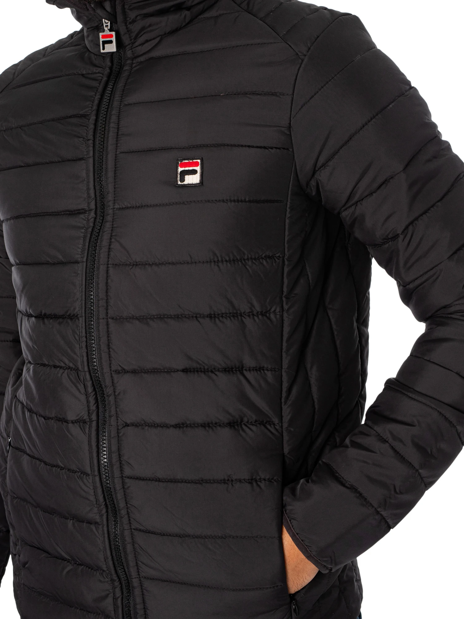 Fila Pavo Quilted Jacket - Black 4 Fila Pavo Quilted Jacket - Black - Image 4