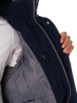GANT Long Alta Down Jacket - Evening Blue -Standout Fashion Shop 49274f