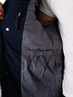 GANT Long Alta Down Jacket - Evening Blue -Standout Fashion Shop 49274g