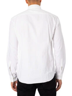 HUGO Evito Slim Shirt - White -Standout Fashion Shop 49280c