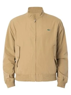 Lacoste Logo Lightweight Jacket - Beige 15 Lacoste Logo Lightweight Jacket - Beige -Standout Fashion Shop 49282h