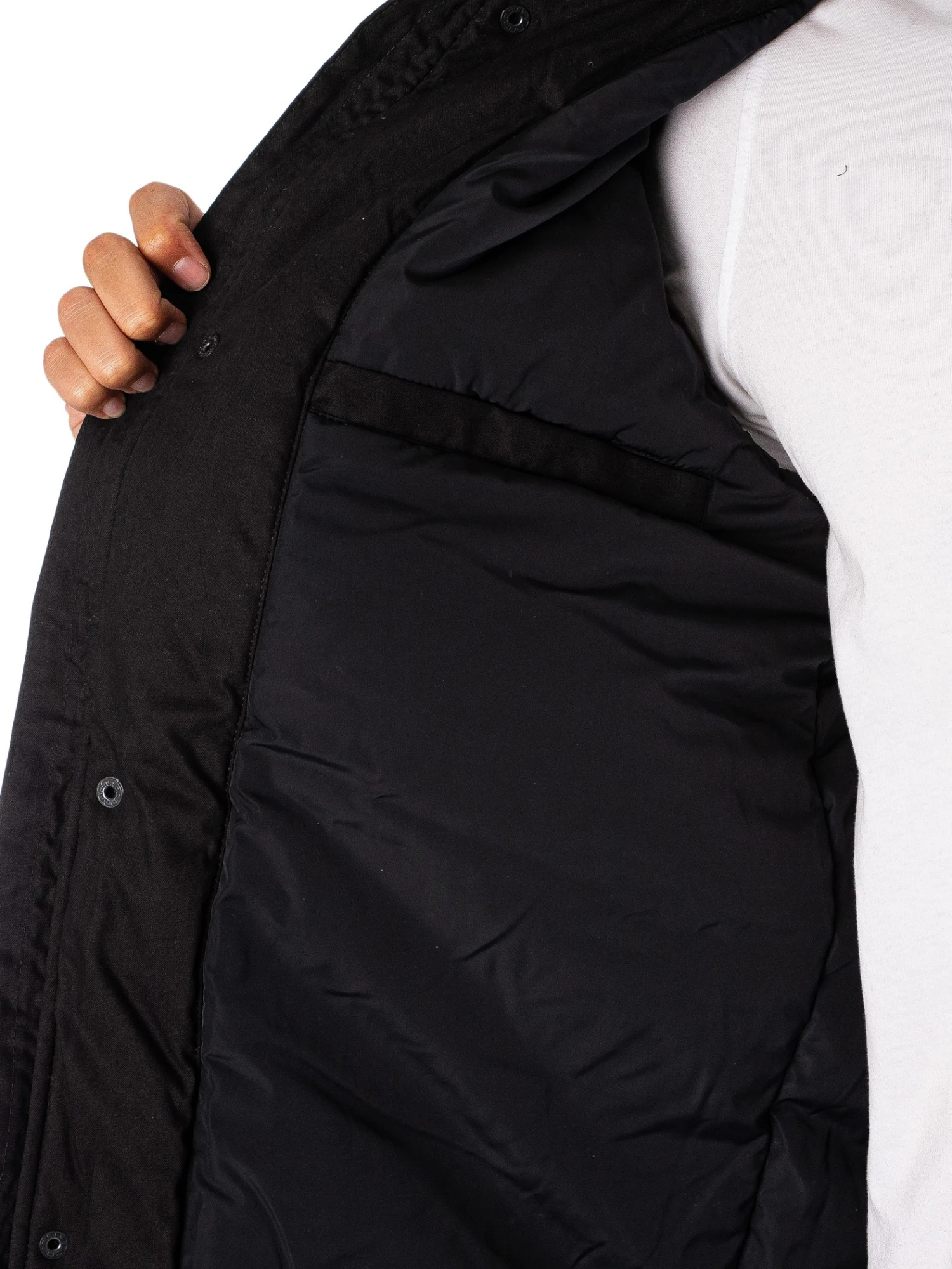 Lyle & Scott Microfleece Parka Jacket - Jet Black 6 Lyle & Scott Microfleece Parka Jacket - Jet Black - Image 6