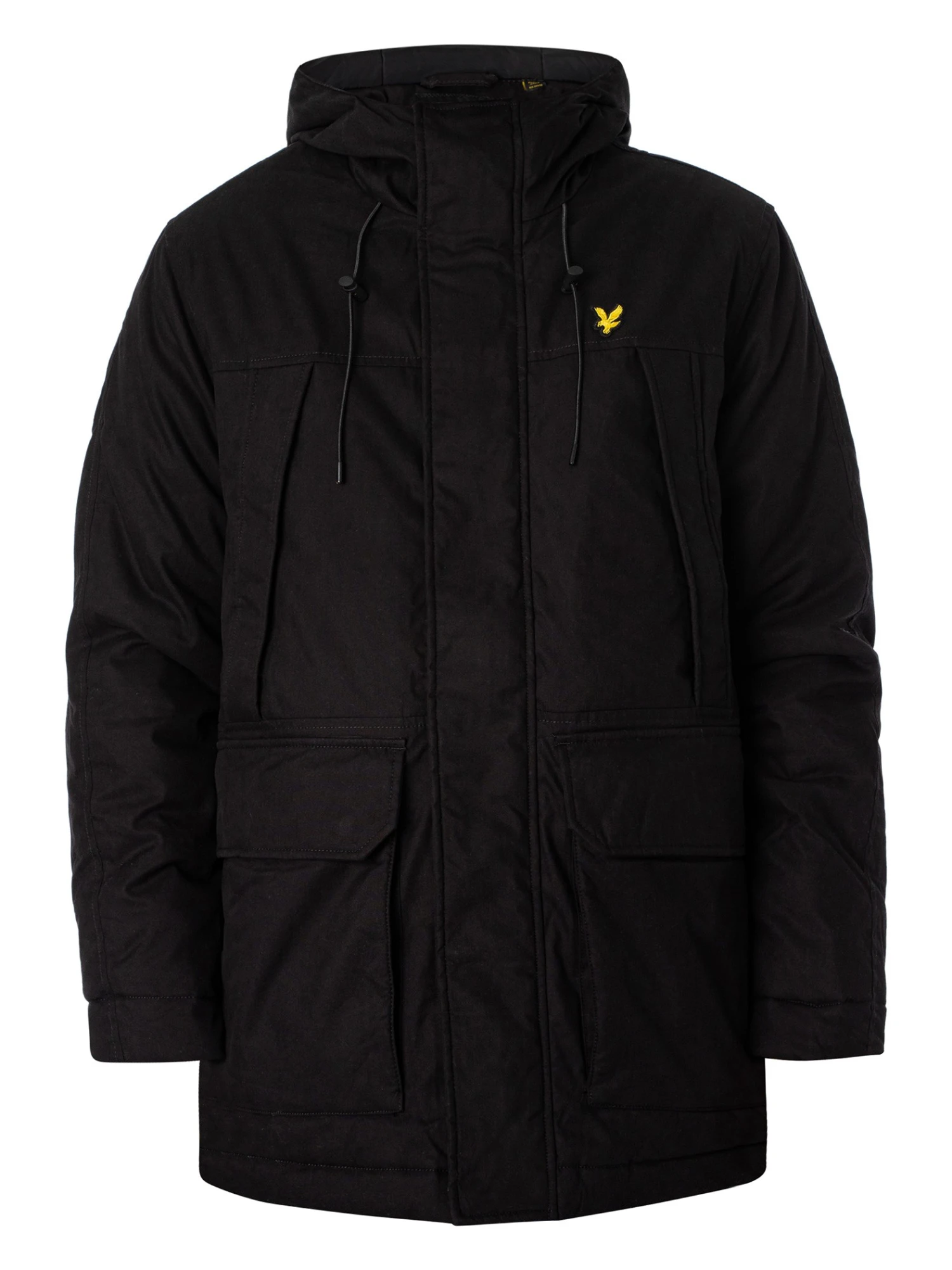 Lyle & Scott Microfleece Parka Jacket - Jet Black 8 Lyle & Scott Microfleece Parka Jacket - Jet Black - Image 8