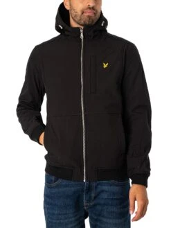 Lyle & Scott Softshell Jacket - Jet Black