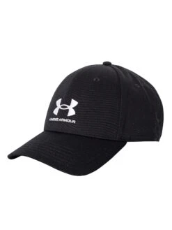 Under Armour Branded Lockup Adjustable Baseball Cap - Black