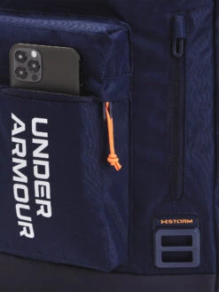Under Armour Halftime Backpack - Midnight Navy/Dark Tangerine/White -Standout Fashion Shop 49331c