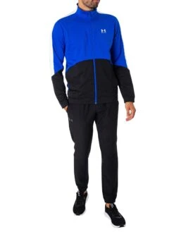 Under Armour Tricot Jacket - Team Royal/Black/White -Standout Fashion Shop 49337e