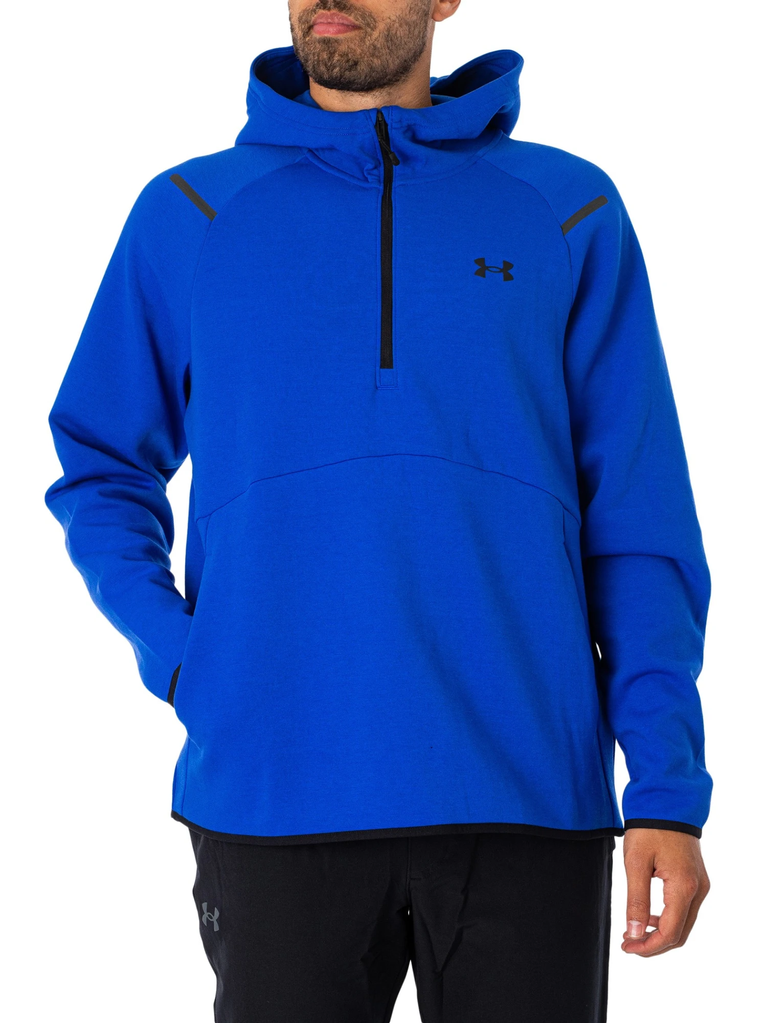 Under Armour Unstoppable Pullover Hoodie - Team Royal/Black 2 Under Armour Unstoppable Pullover Hoodie - Team Royal/Black - Image 2