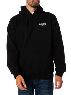 Vans Pull Patched Pullover Hoodie - Black