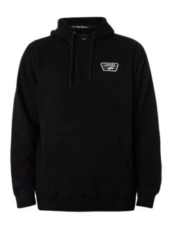 Vans Pull Patched Pullover Hoodie - Black -Standout Fashion Shop 49340f