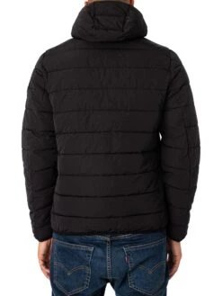 Weekend Offender LA Guardia Puffer Jacket - Black -Standout Fashion Shop 49343c