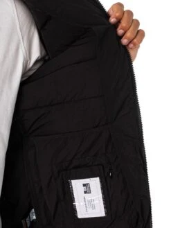 Weekend Offender LA Guardia Puffer Jacket - Black -Standout Fashion Shop 49343e