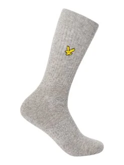 Lyle & Scott 3 Pack Hamilton Premium Socks - Black/Grey Marl/White -Standout Fashion Shop 49345d