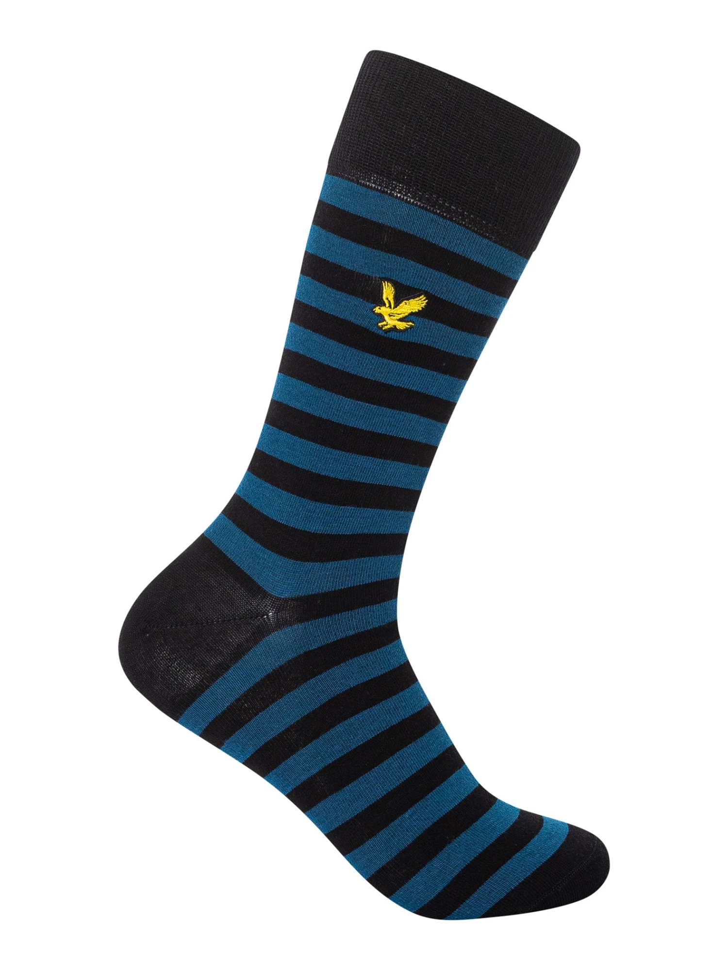 Lyle & Scott 5 Pack Harold Premium Socks - Argyle/Sailor Blue/Stripe/Blue Horizon/Black 5 Lyle & Scott 5 Pack Harold Premium Socks - Argyle/Sailor Blue/Stripe/Blue Horizon/Black - Image 5