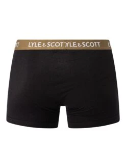Lyle & Scott 3 Pack Barclay Trunks - Black (Multi Waist) 12 Lyle & Scott 3 Pack Barclay Trunks - Black (Multi Waist) -Standout Fashion Shop 49358d
