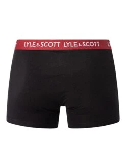 Lyle & Scott 3 Pack Barclay Trunks - Black (Multi Waist) 16 Lyle & Scott 3 Pack Barclay Trunks - Black (Multi Waist) -Standout Fashion Shop 49358h