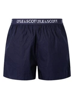 Lyle & Scott 3 Pack Lenny Woven Boxers - Stripe/Peacoat/Gingham -Standout Fashion Shop 49360f