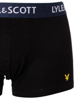 Lyle & Scott 5 Pack Miller Trunks - Black (Multi Waist) -Standout Fashion Shop 49363c