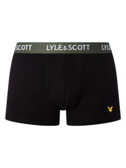 Lyle & Scott 5 Pack Miller Trunks - Black (Multi Waist) -Standout Fashion Shop 49363g