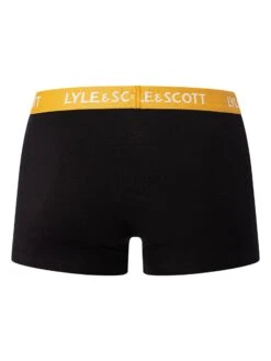 Lyle & Scott 5 Pack Miller Trunks - Black (Multi Waist) -Standout Fashion Shop 49363j
