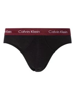 Calvin Klein 3 Pack Hip Briefs - Black (Black/Tawny Port/Porpoise) 13 Calvin Klein 3 Pack Hip Briefs - Black (Black/Tawny Port/Porpoise) -Standout Fashion Shop 49371e