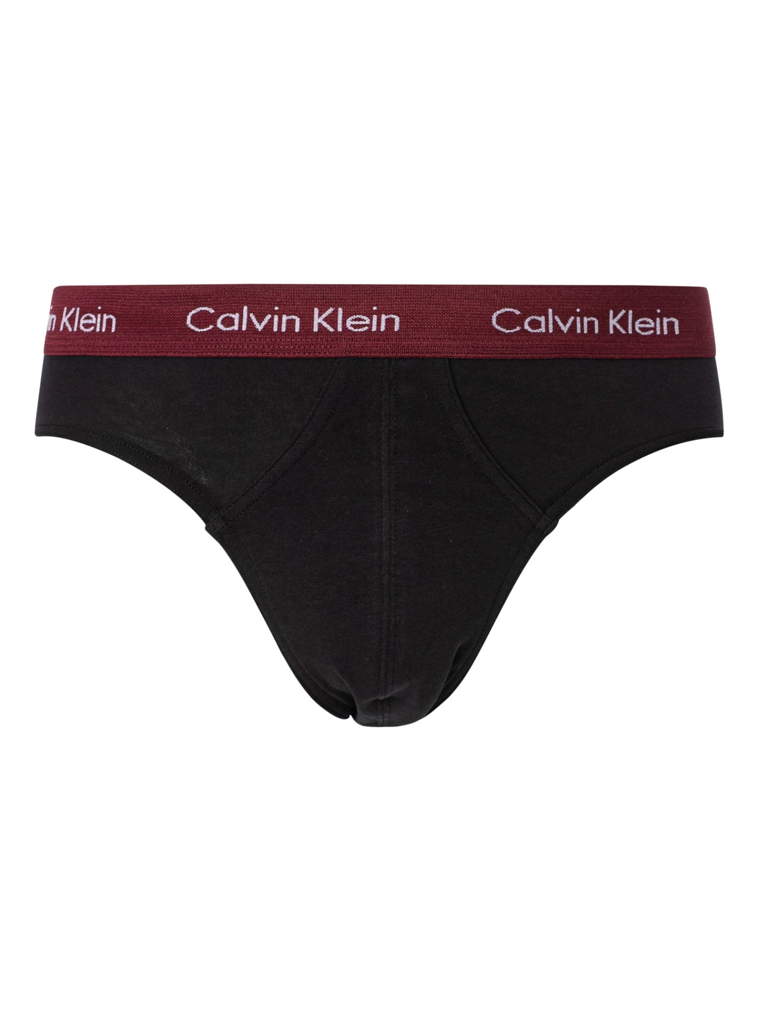 Calvin Klein 3 Pack Hip Briefs - Black (Black/Tawny Port/Porpoise) 5 Calvin Klein 3 Pack Hip Briefs - Black (Black/Tawny Port/Porpoise) - Image 5