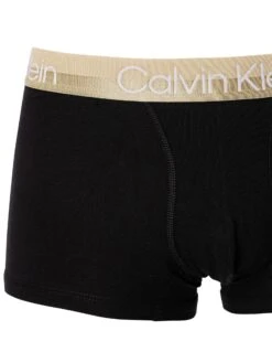 Calvin Klein 3 Pack Modern Structure Trunks - Black (Beige/Pink/Grey 11 Calvin Klein 3 Pack Modern Structure Trunks - Black (Beige/Pink/Grey -Standout Fashion Shop 49373c