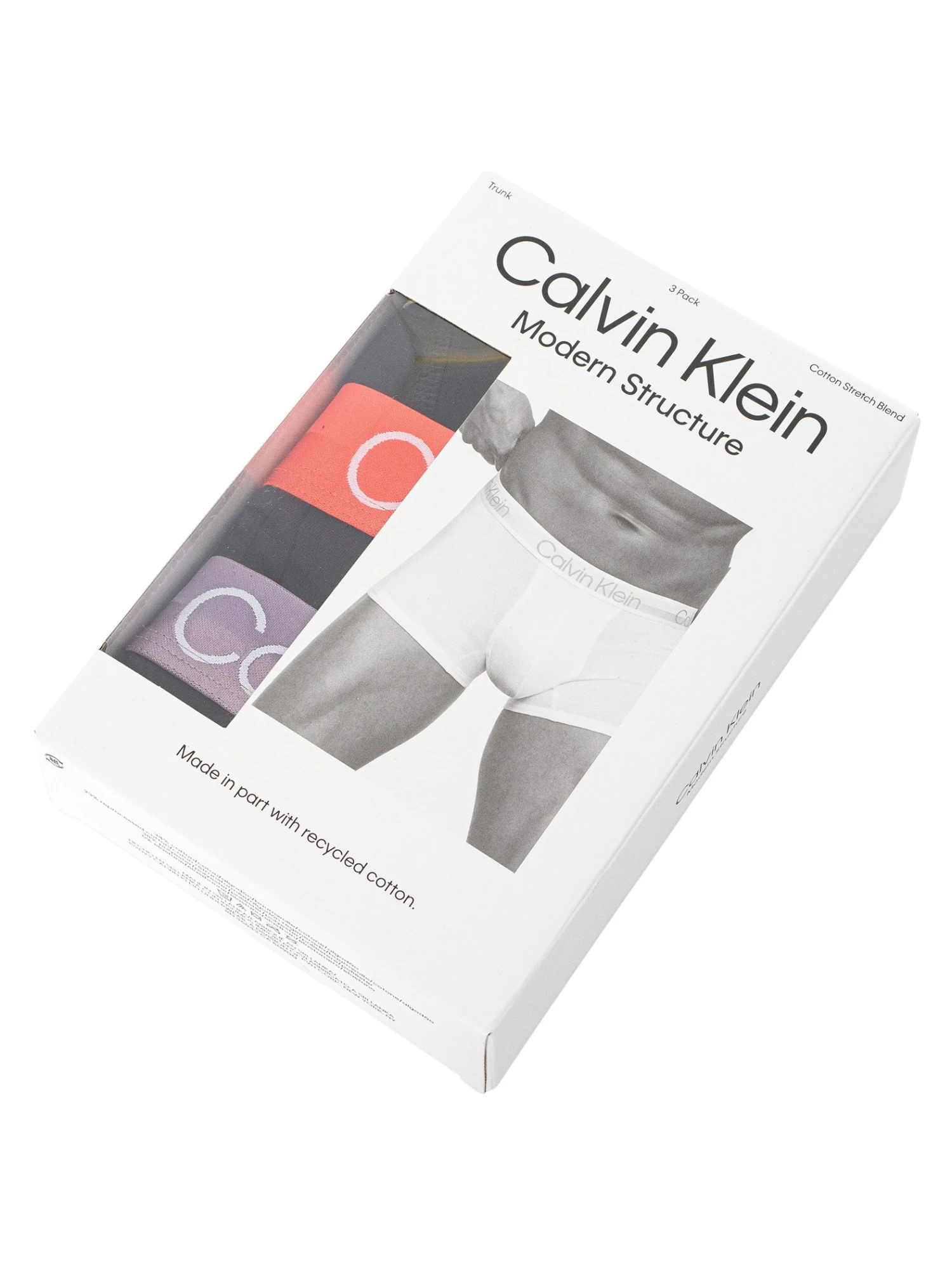Calvin Klein 3 Pack Modern Structure Trunks - Black (Beige/Pink/Grey 9 Calvin Klein 3 Pack Modern Structure Trunks - Black (Beige/Pink/Grey - Image 9