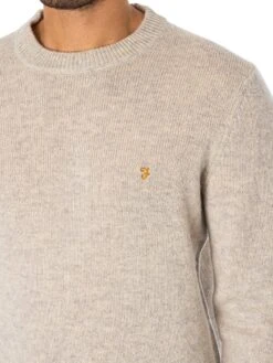 Farah Birchall Knit - Fog -Standout Fashion Shop 49384d