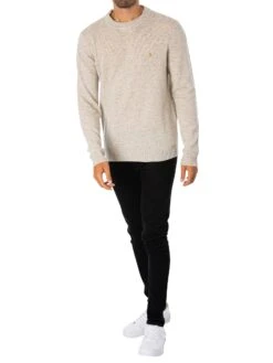 Farah Birchall Knit - Fog -Standout Fashion Shop 49384e