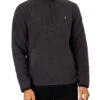 Farah Rush 1/4 Zip Sweatshirt - Charcoal