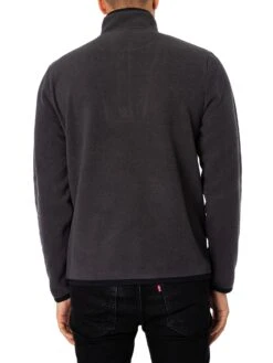 Farah Rush 1/4 Zip Sweatshirt - Charcoal 7 Farah Rush 1/4 Zip Sweatshirt - Charcoal -Standout Fashion Shop 49391c