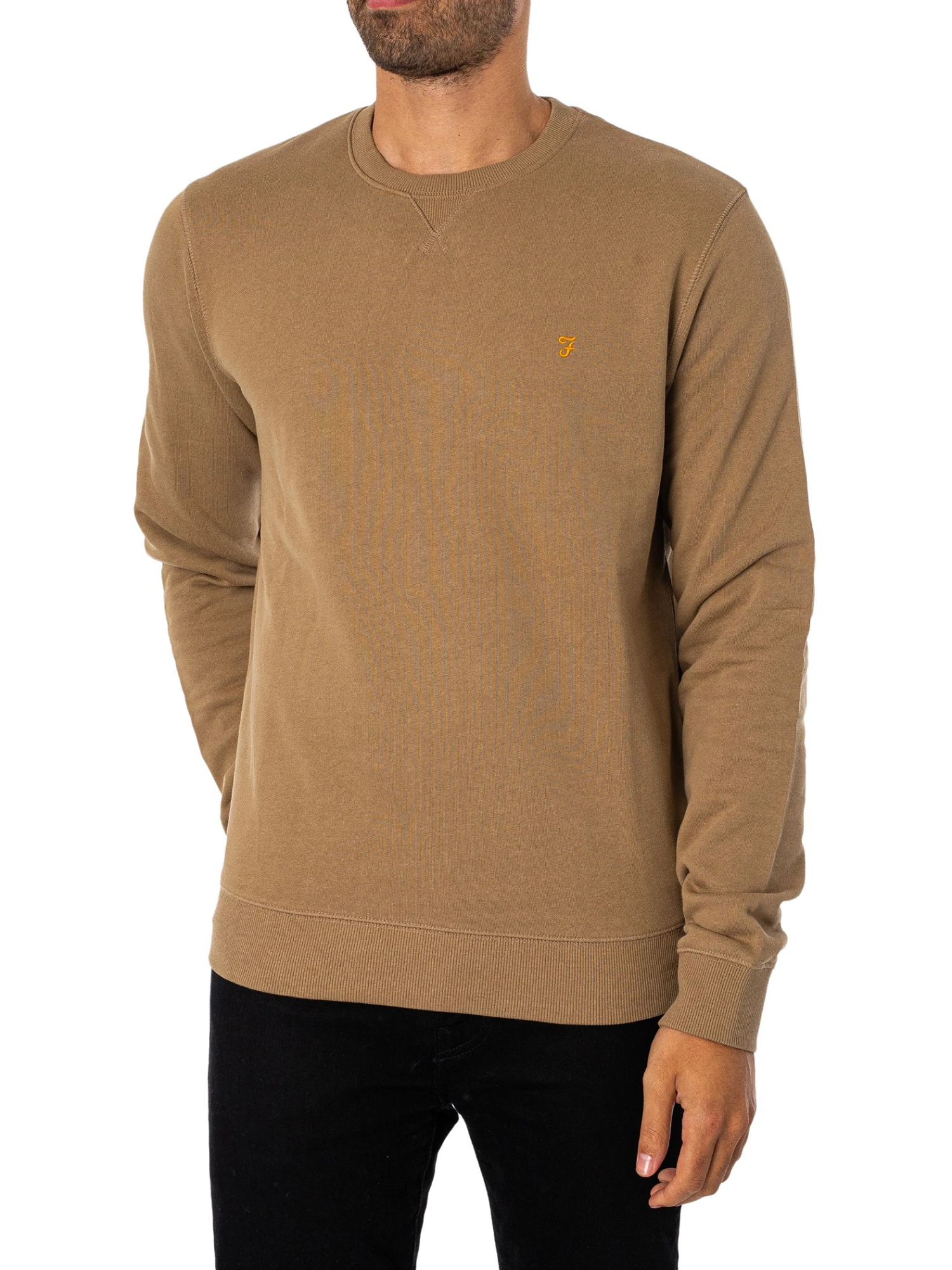 Farah Tim Sweatshirt - Beige 1 Farah Tim Sweatshirt - Beige