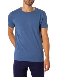 Lyle & Scott Charlie Short Pyjama Set - Blue Horizon/Peacoat -Standout Fashion Shop 49421d