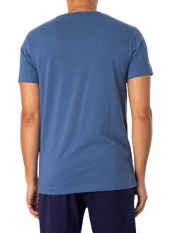 Lyle & Scott Charlie Short Pyjama Set - Blue Horizon/Peacoat -Standout Fashion Shop 49421e