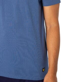 Lyle & Scott Charlie Short Pyjama Set - Blue Horizon/Peacoat -Standout Fashion Shop 49421f