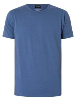 Lyle & Scott Charlie Short Pyjama Set - Blue Horizon/Peacoat -Standout Fashion Shop 49421g