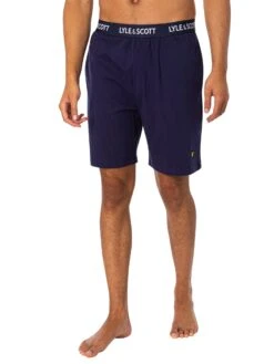 Lyle & Scott Charlie Short Pyjama Set - Blue Horizon/Peacoat -Standout Fashion Shop 49421i