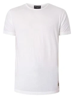 Lyle & Scott Gilbert Pyjama Set - Bright White/Nautical Blue/Black Check -Standout Fashion Shop 49422f