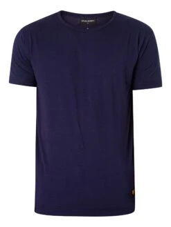 Lyle & Scott Gilbert Pyjama Set - Peacoat/Ruby Wine -Standout Fashion Shop 49423f