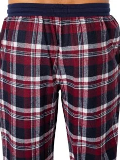 Lyle & Scott Gilbert Pyjama Set - Peacoat/Ruby Wine -Standout Fashion Shop 49423k