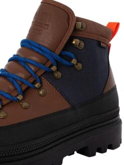 Palladium Finisterre Pallatrooper Hiker Boots - Dark Brown -Standout Fashion Shop 49426h