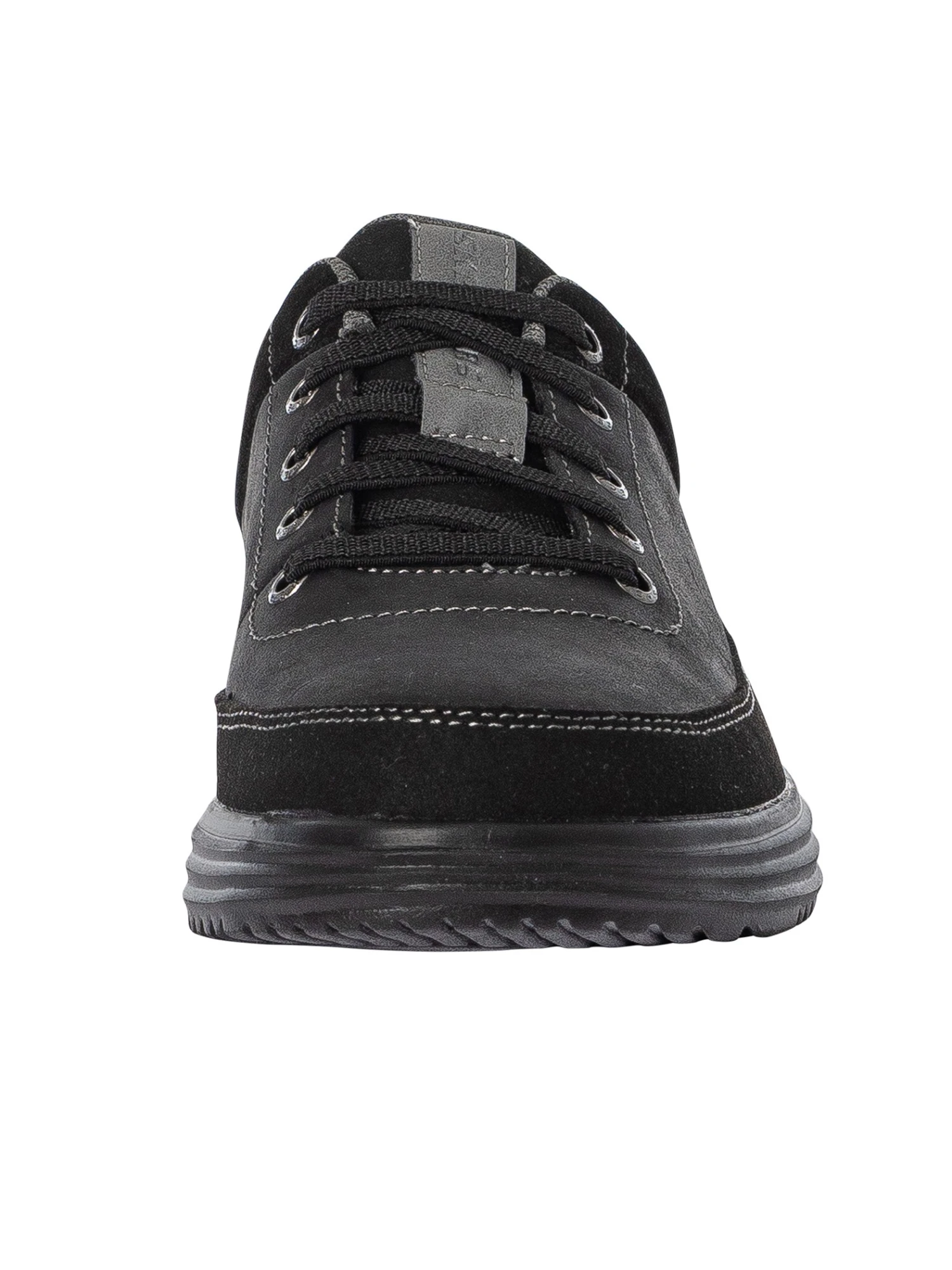 Skechers Proven Aldeno Leather Trainers - Black 4 Skechers Proven Aldeno Leather Trainers - Black - Image 4