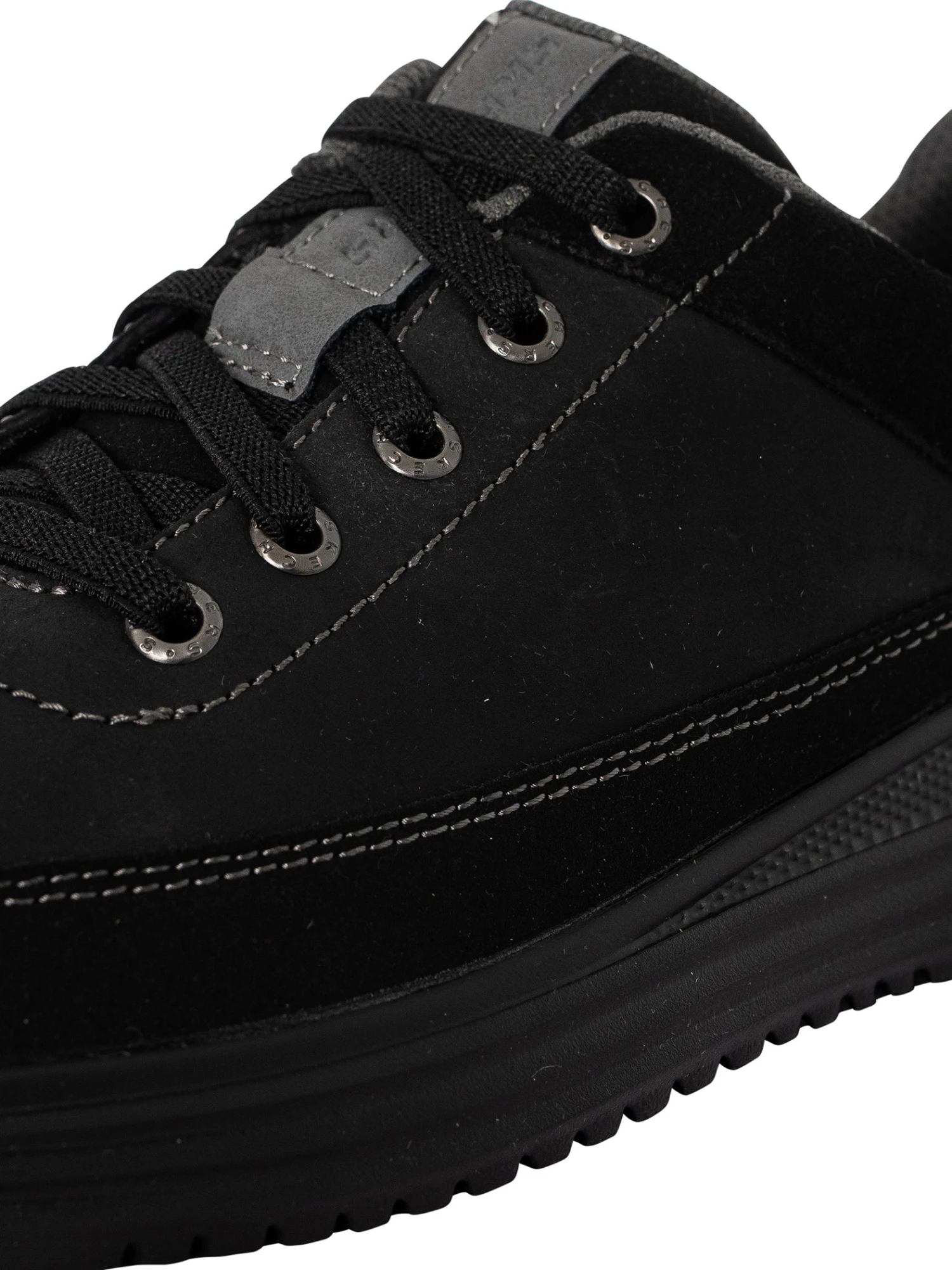 Skechers Proven Aldeno Leather Trainers - Black 8 Skechers Proven Aldeno Leather Trainers - Black - Image 8