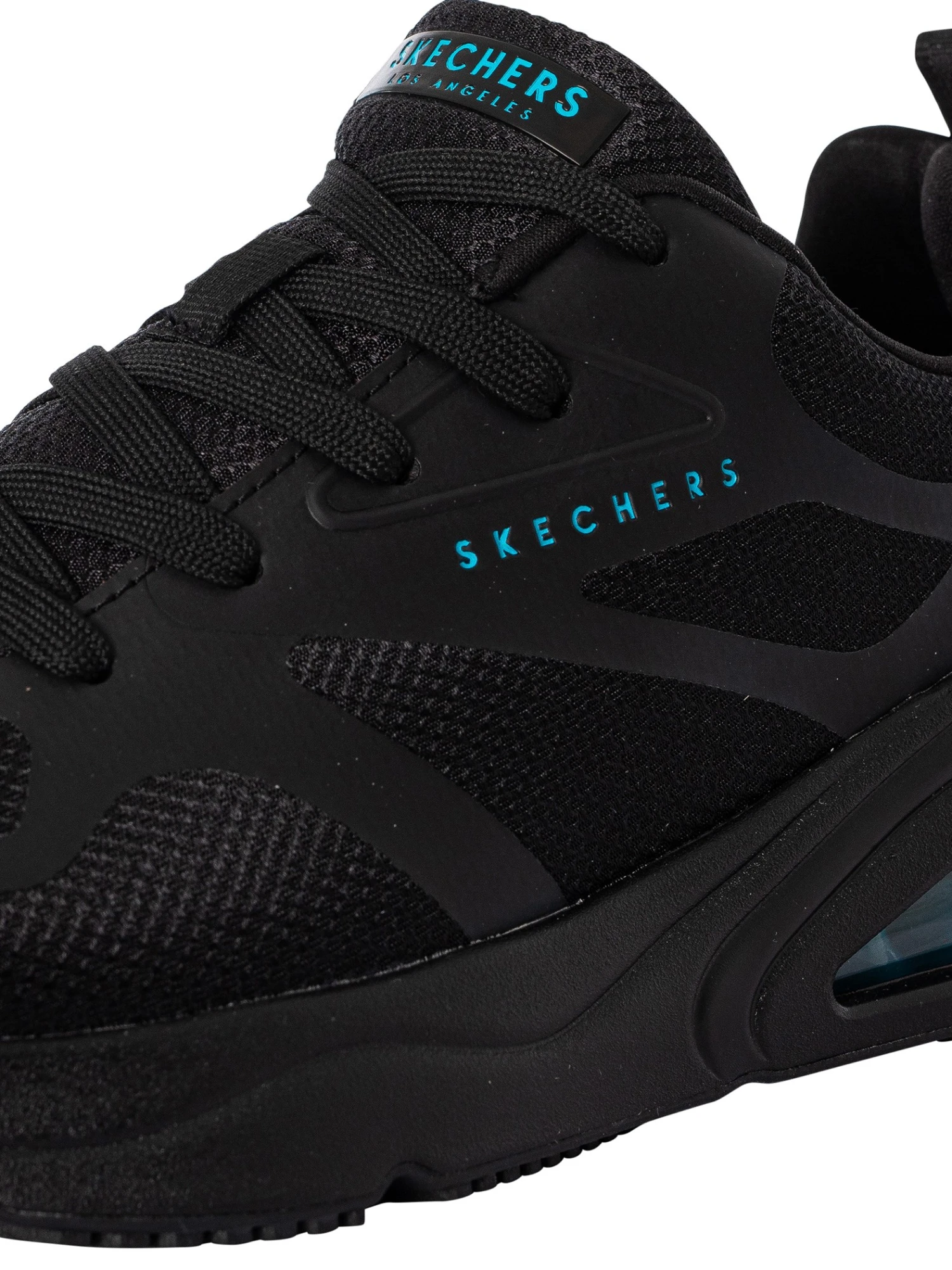 Skechers Tres-Air Uno Modern Aff-Air Trainers - Black 8 Skechers Tres-Air Uno Modern Aff-Air Trainers - Black - Image 8