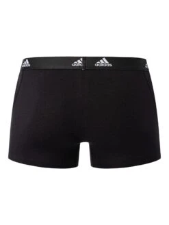 Adidas 3 Pack Active Flex Cotton Trunks - Black/Heather Grey/Port -Standout Fashion Shop 49498d